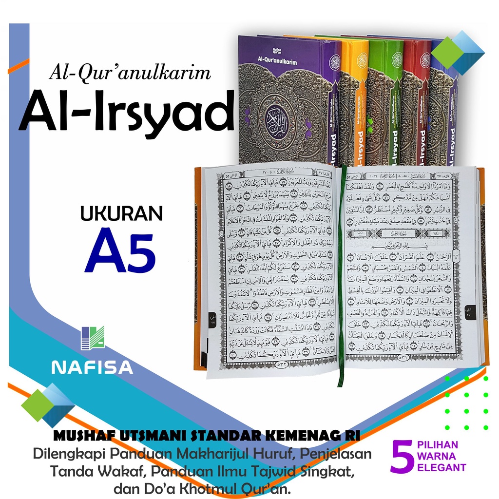 Al quran / al-quran / quran Al Irsyad ukuran A5