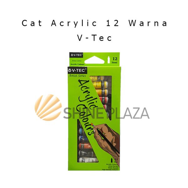 

Eksklusif Cat Acrylic V-Tec 12 Warna - Cat Akrilik Set VT-612A Terbatas
