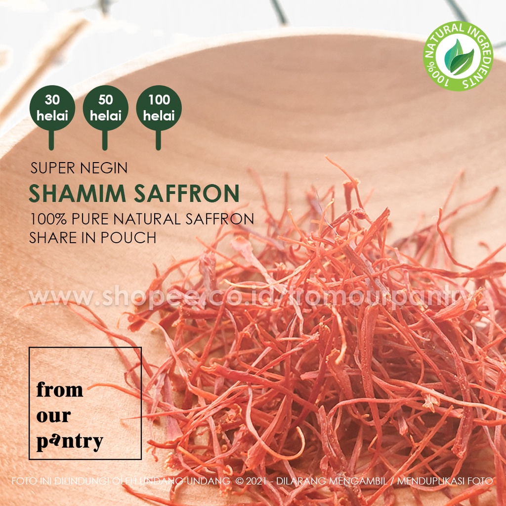 

From Our Pantry - Shamim Saffron Iran Super Negin Share in Pouch