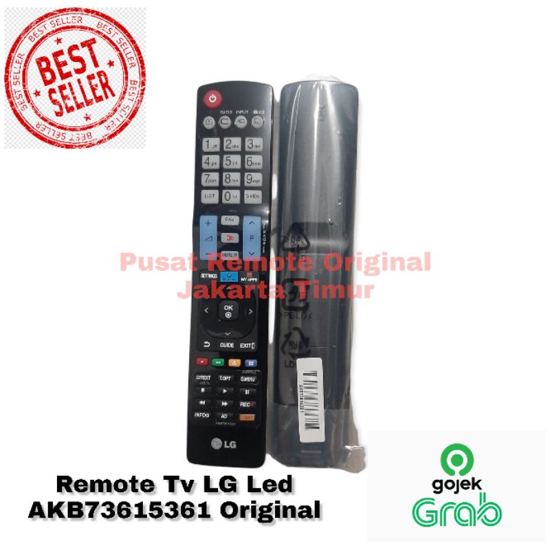 REMOTE REMOT SMART TV LED LG 3D AKB73756504 ORIGINAL ASLI