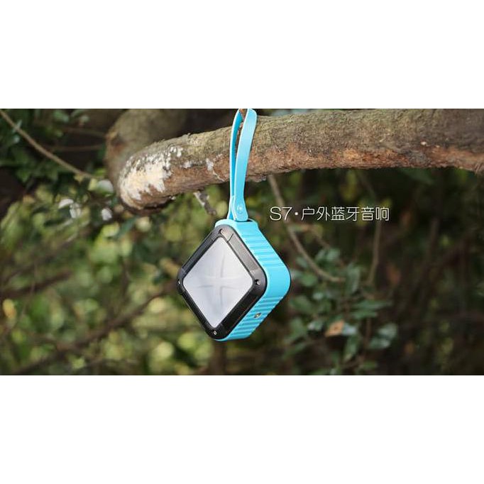 W-KING SPEAKER BLUETOOTH OUTDOOR WATERPROOF SPEAKER MINI BLUETOOTH S7 - BIRU