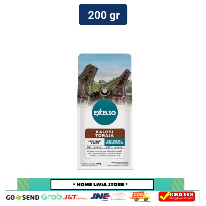 

Excelso Kalosi Toraja Bubuk Kopi 200 gr