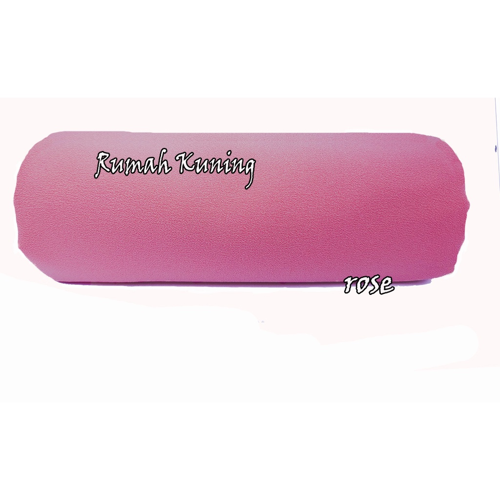 PASHMINA Diamond Premium 170 X 75 cm Jahit Tepi BUKAN DI NECI-rose