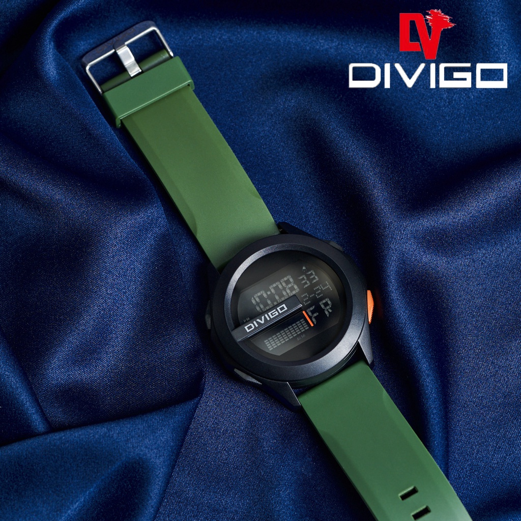 Jam Tangan Pria Digital DIVIGO DV-2101 Original Water Resist