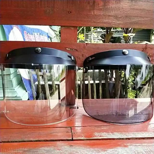 Kaca bogo datar / flat non injax, (kaca bogo datar bening, smoke, pelangi, silver)