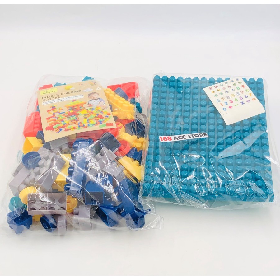 MAINAN ANAK BUILDING BLOCK / PUZZLE CREATIVE LARGE PARTICLES 85PCS / BONGKAR SUSUN KINCIR ANGIN