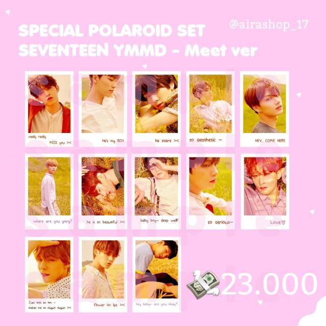 POLAROID SET SEVENTEEN YMMD