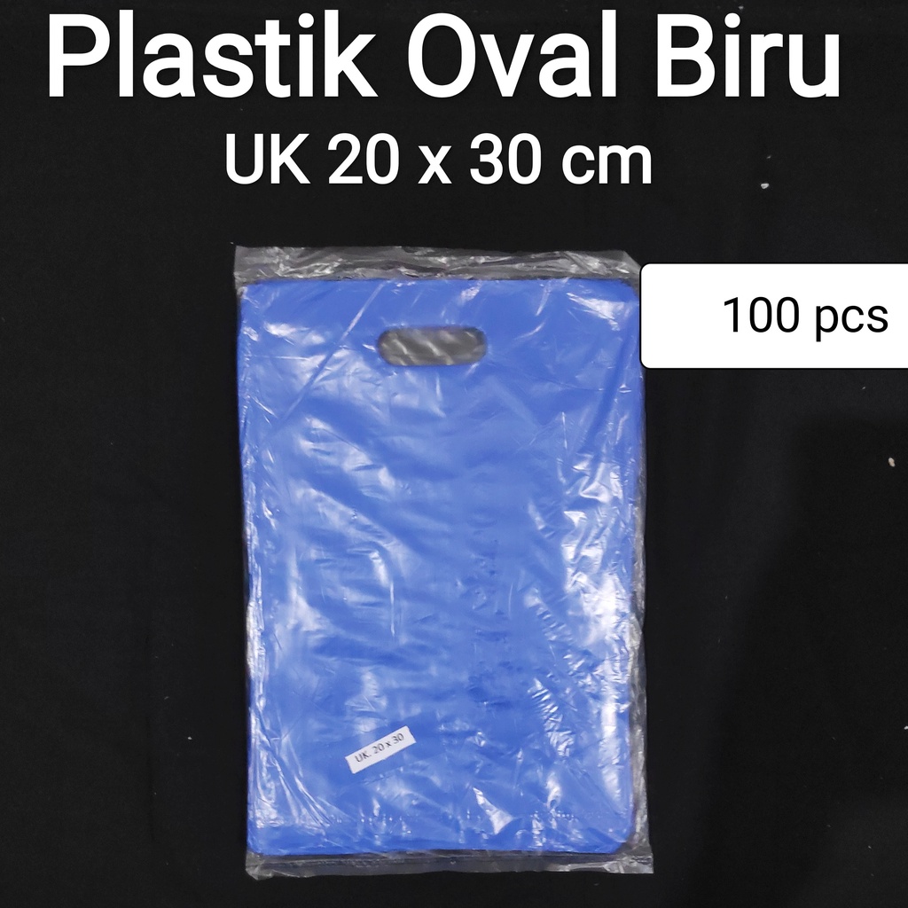 HD Oval Polos 20x30 (100pcs), Plastik bungkus baju, plastik baju, plastik oval