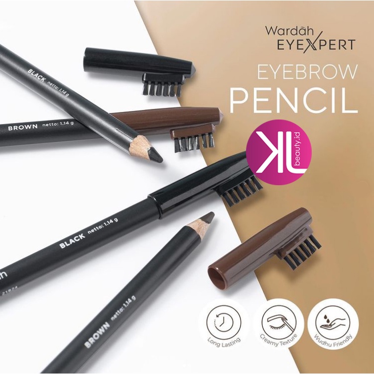 Wardah Eyebrow Pencil Pensil Alis