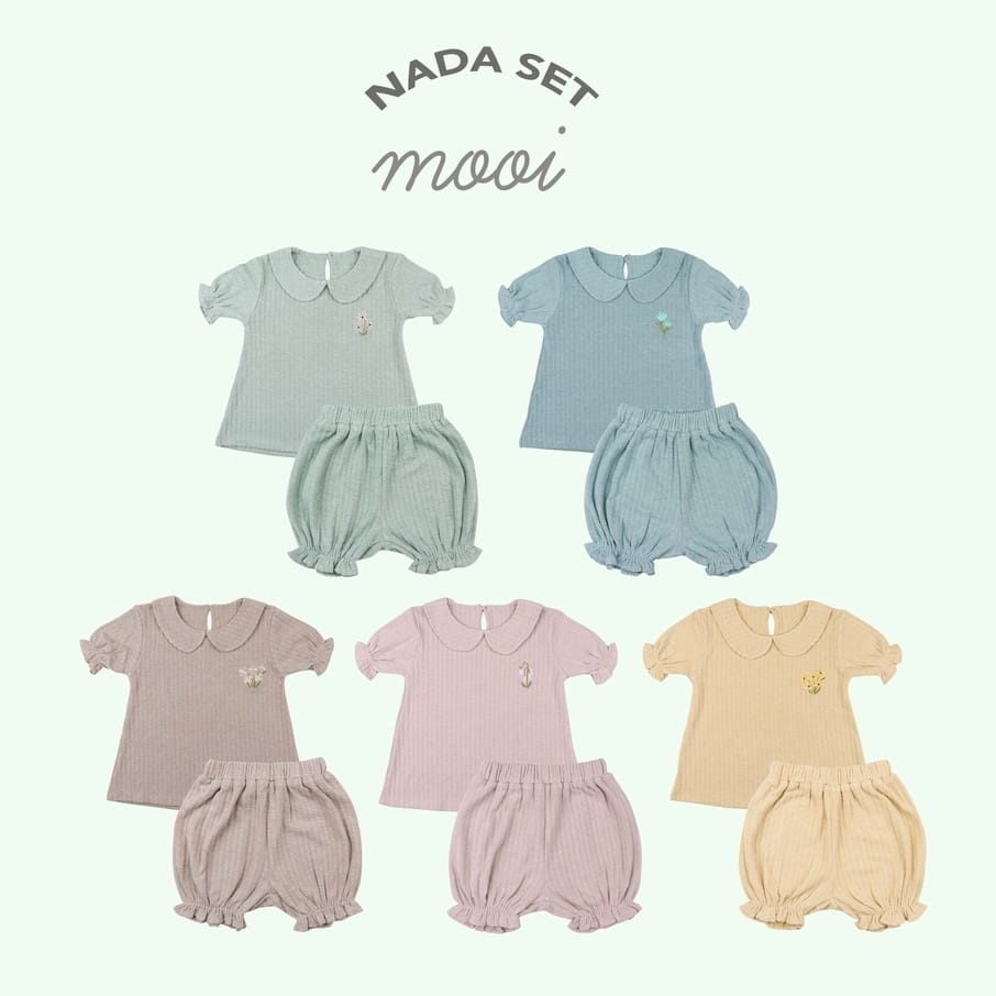 MOOI Nada Set 1-5y (MO-NS) - Setelan Anak Perempuan