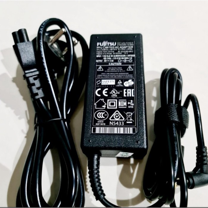 Adaptor Fujitsu Scanner IX1400 IX1500 IX1600 ScanSnap Power Supply