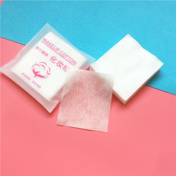 MCT kapas sulam alis makeup cotton non woven 25 pcs make up cotton pad