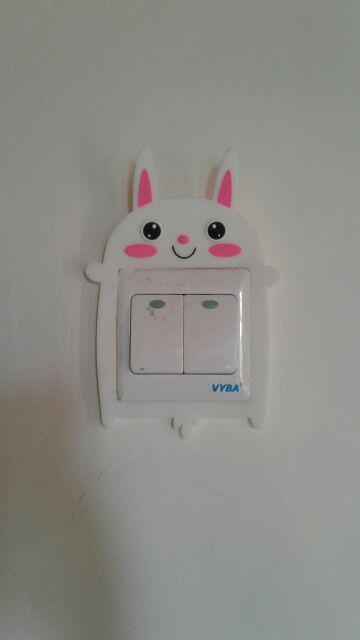 [logu] Stiker Skalar Listrik, Stiker Stop Kontak Saklar Lampu Lucu