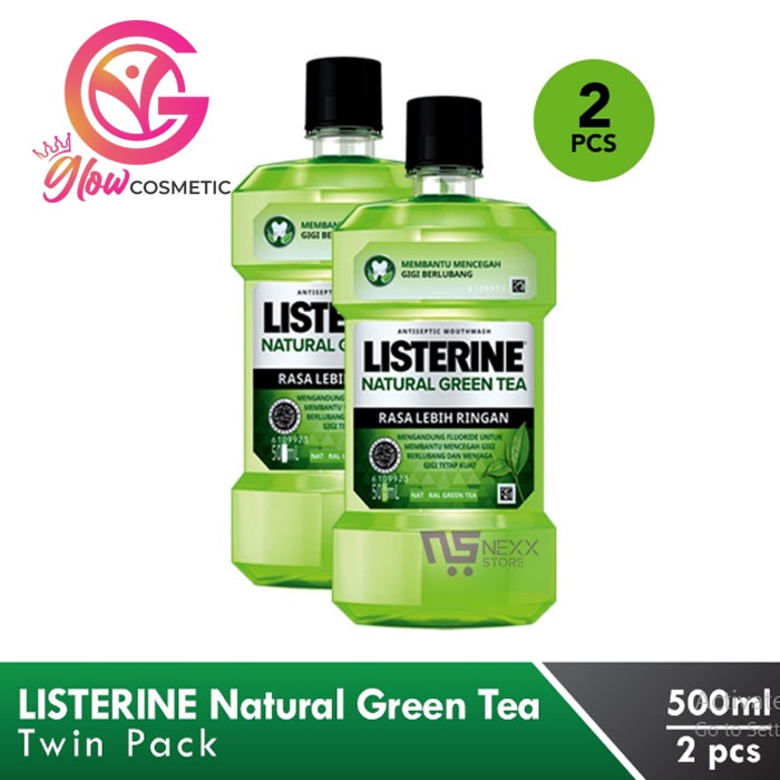 LISTERINE TWIN PACK 500ML