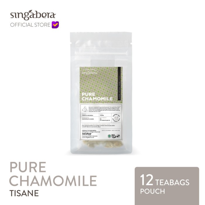 

DISKON - (BISA COD) Singabera Tea & Tisane Pure Chamomile –Organic– 12 teabag