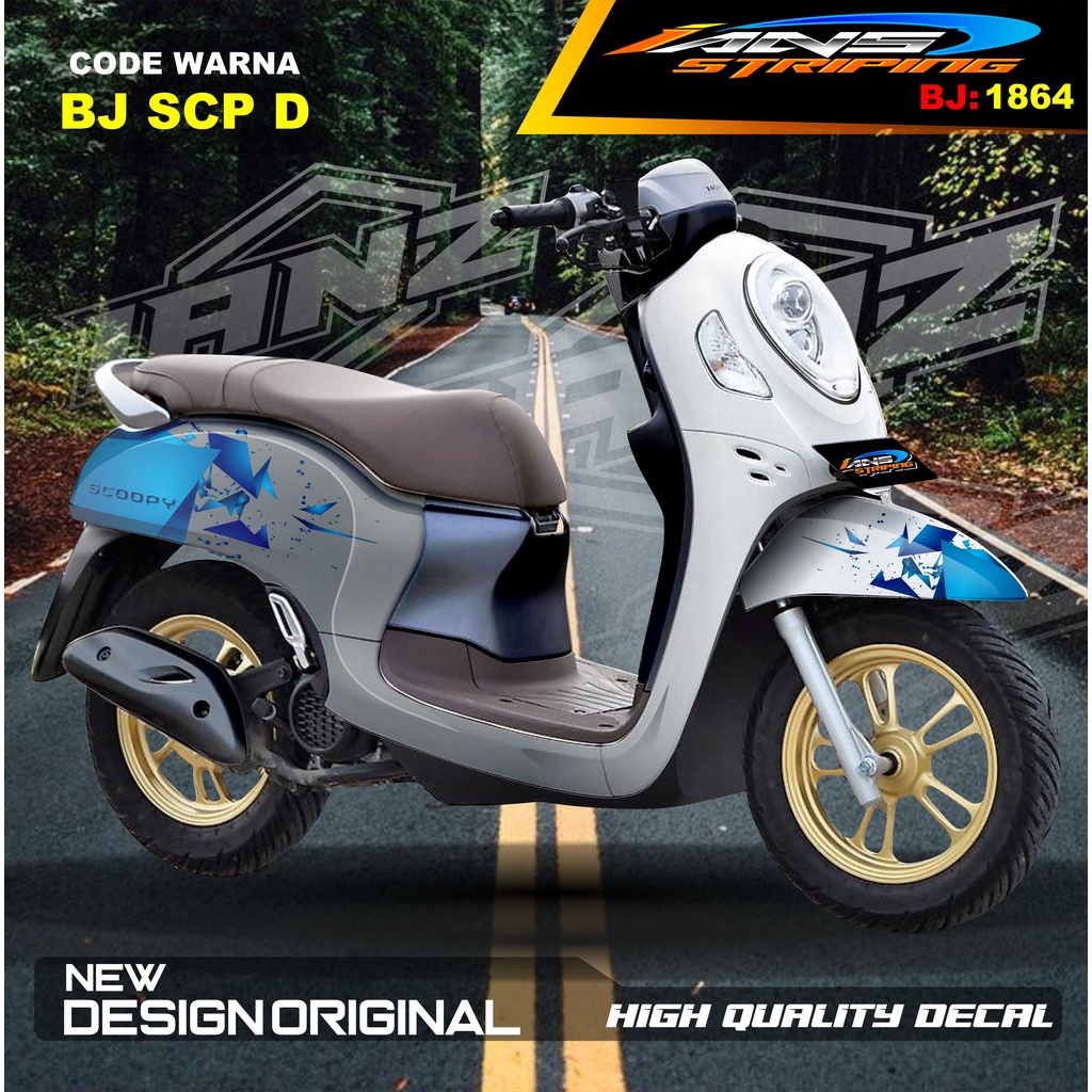 DECAL STIKER FULL BODY SCOOPY / STICKER ALL NEW SCOOPY / STIKER FULL BODY SCOOPY TERMURAH / STIKER MOTOR SCOOPY / STIKER MOTOR