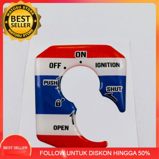 EMBLEM LOGO HONDA SONIC 150 R CB150 R CB 150 R LOGO TUTUP KUNCI KONTAK KARBON HITAM KUALITAS jos