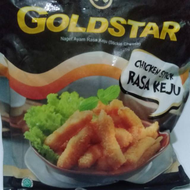

Goldstar chiken stik keju berat 500 gr