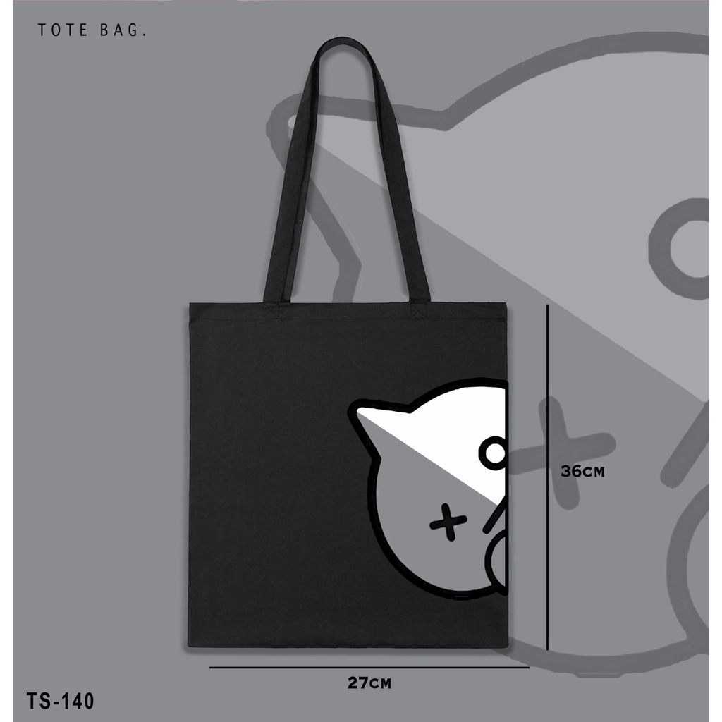 TOTE BAG WANITA / BT21 / TAS LES / KULIAH / TAS SANTAI  GAMBAR TAHAN LAMA