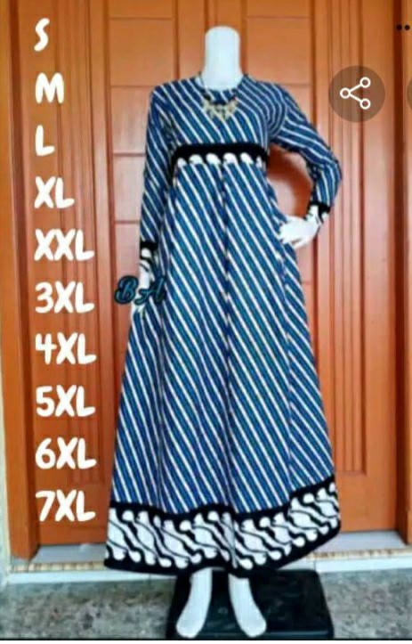 Gamis Batik Manggar, Padi,sekar,cantik,kubis,kipas,daun,kupu,nadine,gendis,kawung,termurah