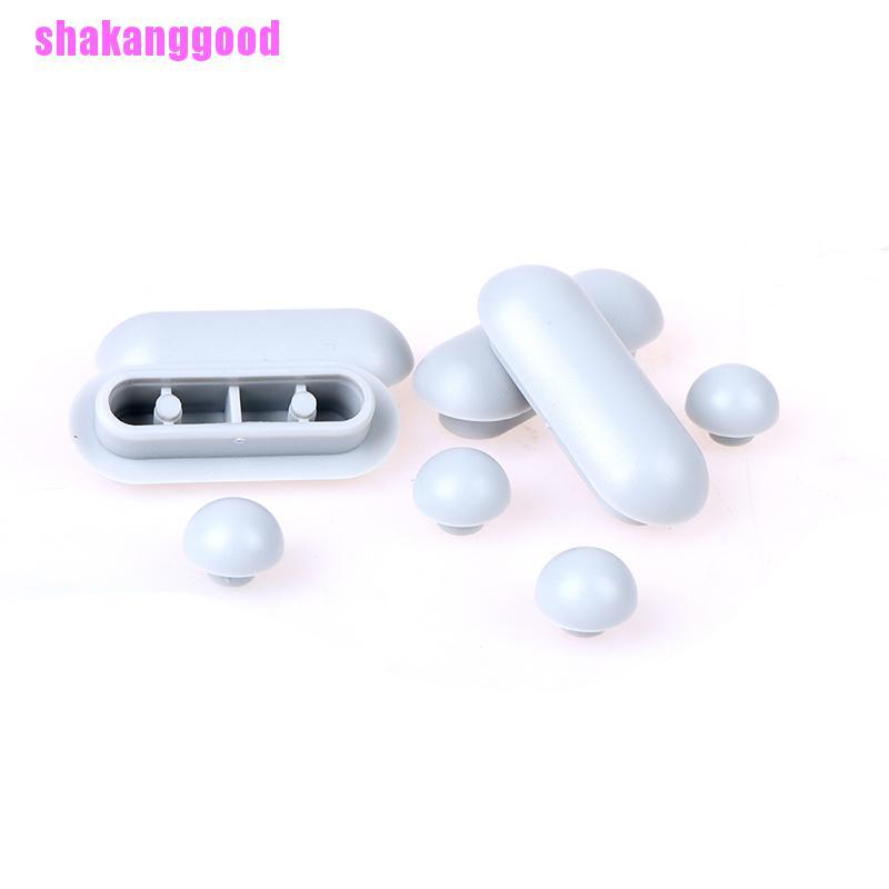 Skk 4pcs Pad Bumper Cover Dudukan Toilet Anti Slip Untuk Kamar Mandi