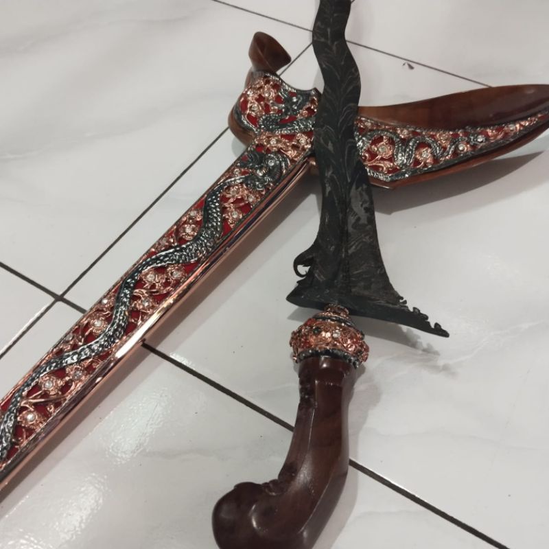 Keris Luk7 Pamor Blarak sineret