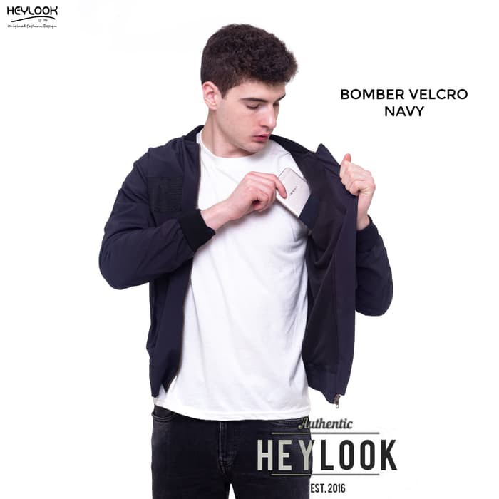 JAKET BOMBER PRIA WATERPROOF HEYLOOK