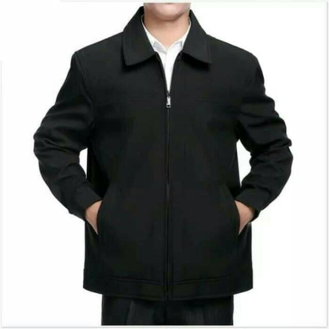 JAKET PRIA / JAKET FORMAL / JAKET KANTOR / JAKET RESMI / JAKET JAS / JAKET SBY HITAM PREMIUM QUALITY