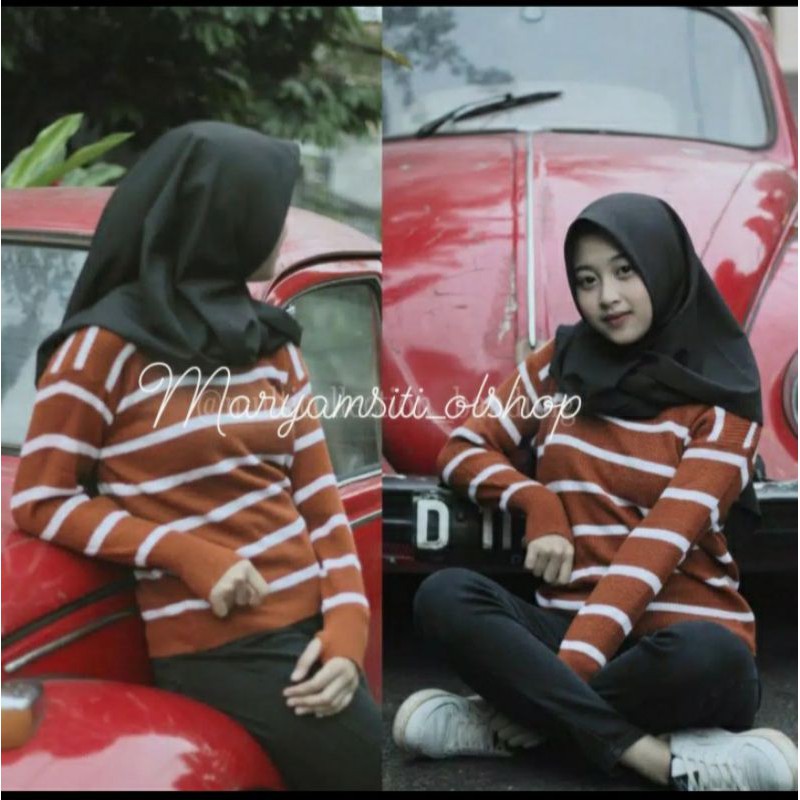 SWEATER ROUNDHAND RAJUT WANITA/SWEATER RAJUT KOREA