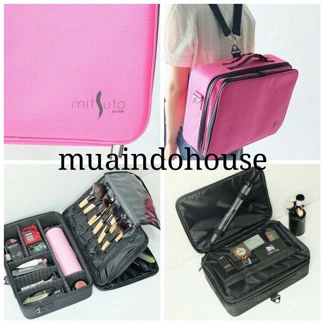 beauty case koper makeup make up tas bag mua rias mitsuto