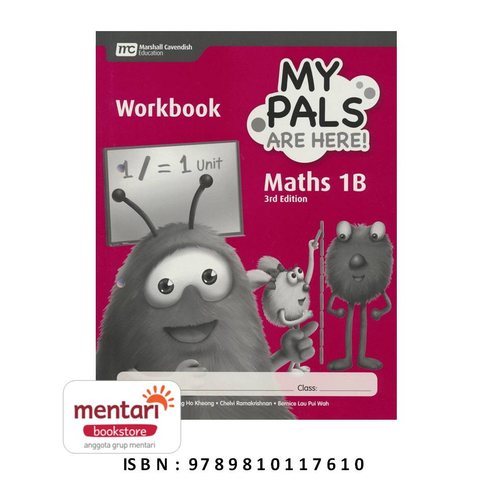 My Pals are Here Maths - Workbook (3rd Edition) | Buku Matematika SD-Workbook 1B