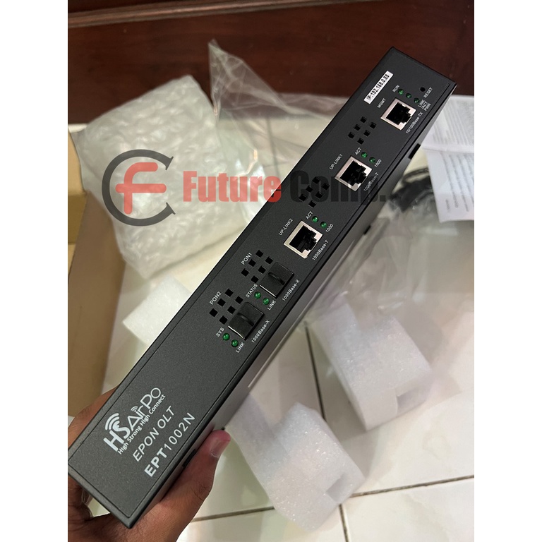 HSAIRPO EPT1002N EPON OLT 2PON EPON OLT 2SFP PON ports with 2 PX20xxx SFP RJ45 UPLINK PORT