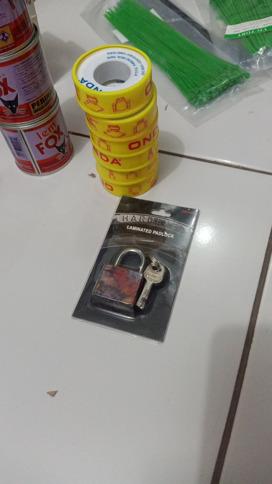 Gembok Murah Motif Bunga / Gembok Bunga