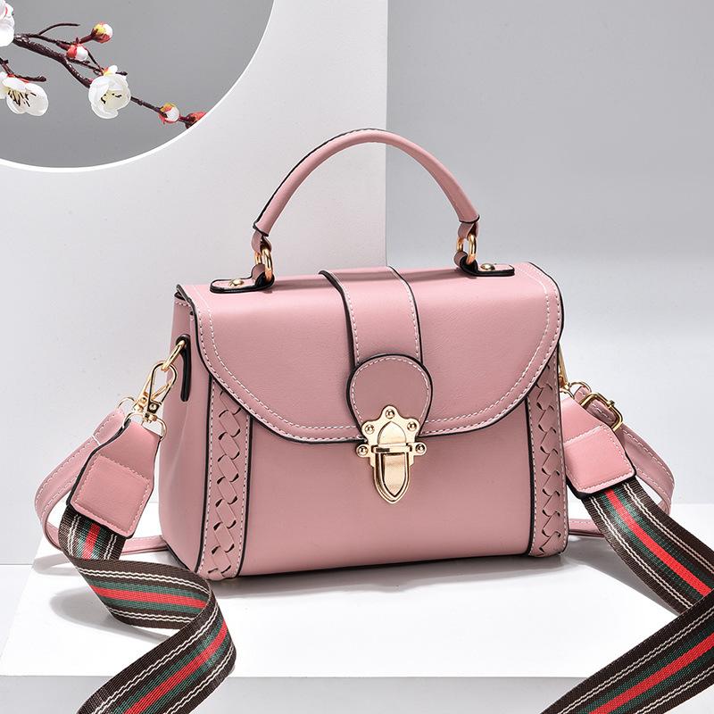 KDDJT2182-pink Tas Handbag Selempang Wanita Elegan Import