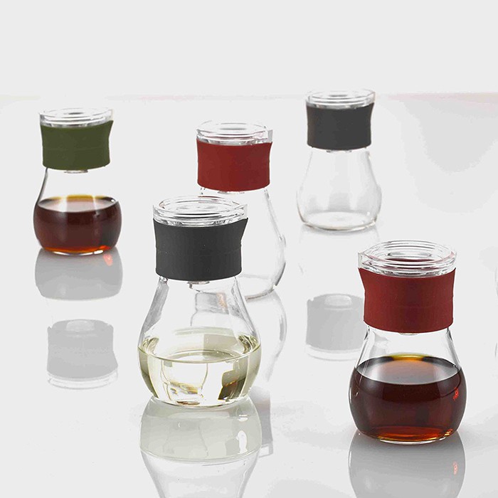 Hario OMPS-100-OG Soy Sauce Container Coro Olive Green Olive Green-2