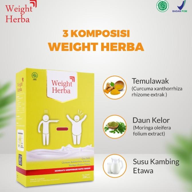 TERLARIS !! WEIGHT HERBA - SUSU GEMUK PENGGEMUK & PENAMBAH NAFSU MAKAN