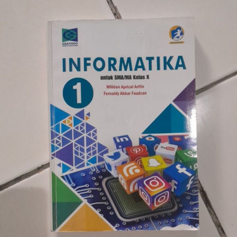 

BUKU PAKET INFORMATIKA KELAS 10 PENERBIT GRAFINDO MEDIA PRATAMA