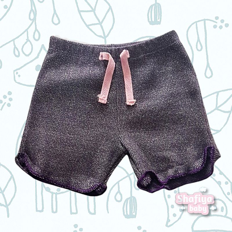 Celana Pendek Bayi Pita BearHug 0-6m