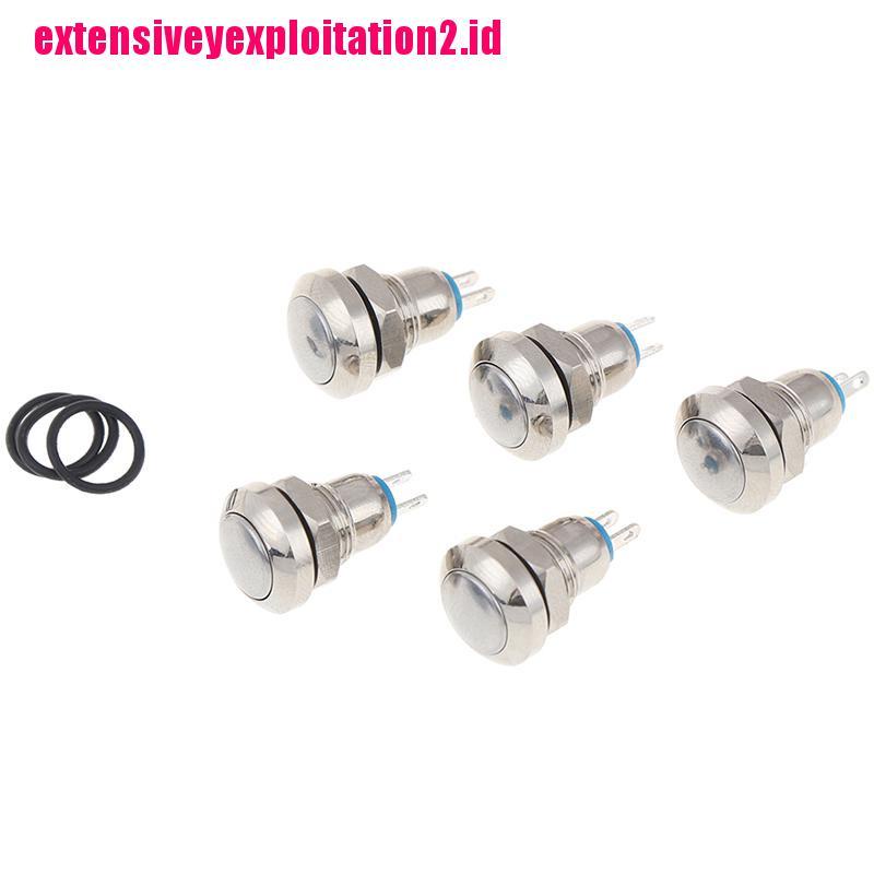 &lt; E2id &amp; &gt; Tombol Tekan mini 8mm Bahan metal