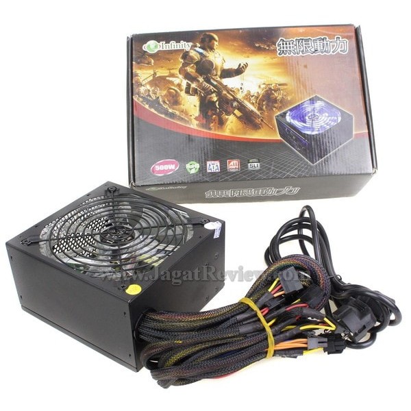 PSU INFINITY 500 Watt With Blue LED Fan