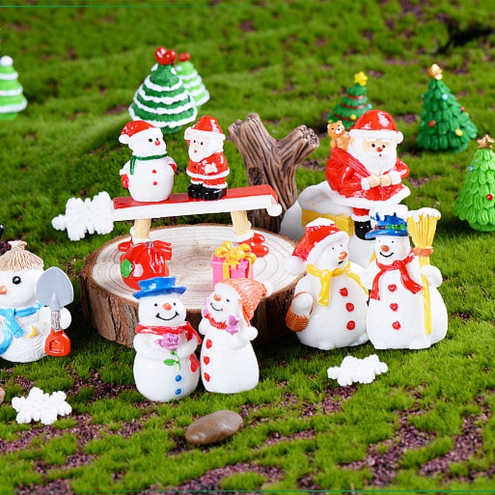 Agustinina Hiasan Natal Resin Mini Xmas Decor Kerajinan Dekorasi Christmas