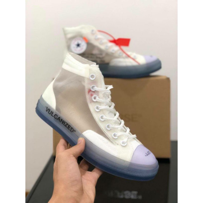 chuck taylor vulcanized off white