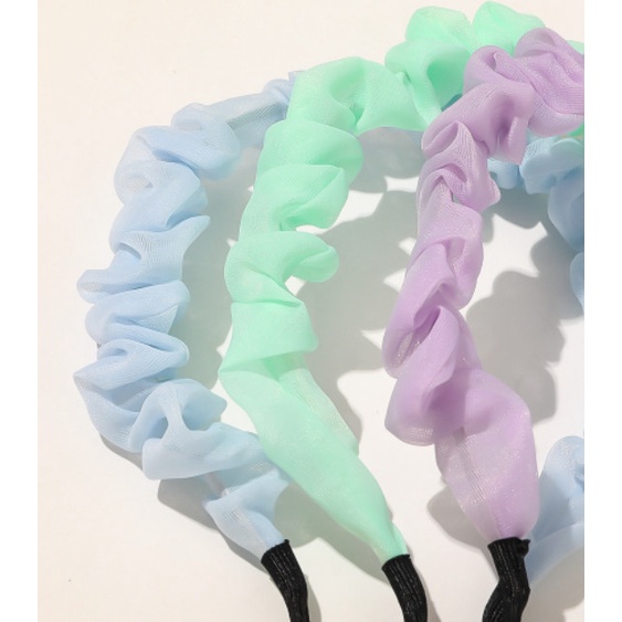 Bando Bandana Scrunchies Scrunchie Skruncis Wanita Bando Korea Hill