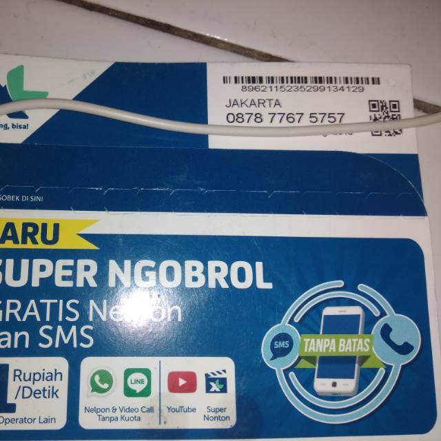 Nomor cantik XL seri an JOZZ maju-maju (0878-7767-5757)