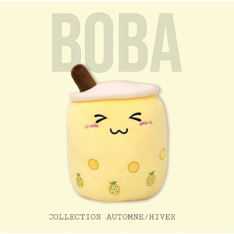 Boneka Boba Milk Tea Brown Sugar Cangkir Milk Tea Label SNI