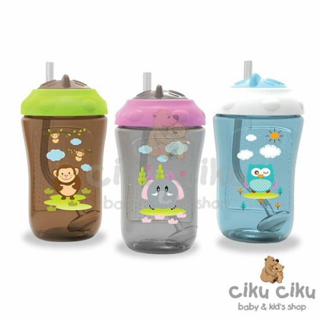 Baby Safe Cip With Weighted Straw 300ml | tempat minum anak