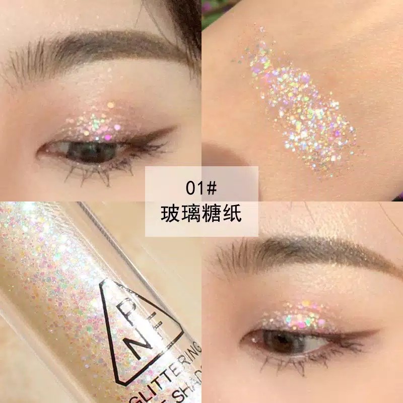 RCS✅ - Eyeshadow cair glitter shimmer eyeliner glitter PNF