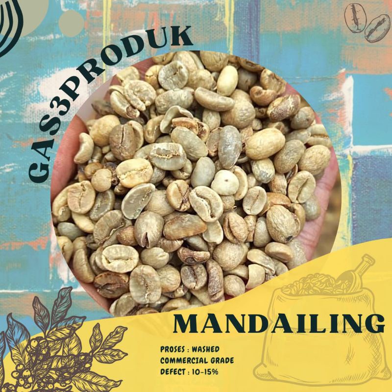 

Green Bean Biji kopi Arabika Mandeling Grade Commersial