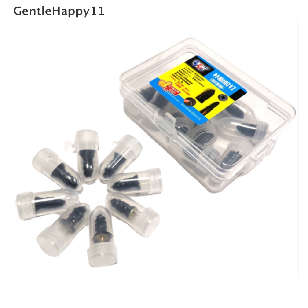 Gentlehappy 10x Tire Repair Rubber Nail Sekrup Perbaikan Ban Vakum Untuk Motor Elektrik