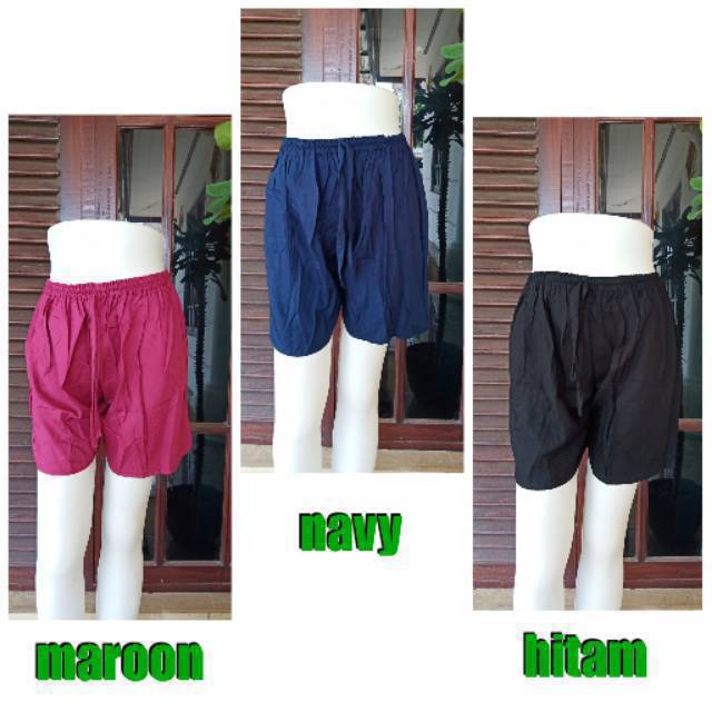 CELANA PENDEK RAYON TALI BALI MOTIF POLOS Shopee Indonesia CELANA PENDEK RAYON TALI BALI MOTIF POLOS Shopee Indonesia